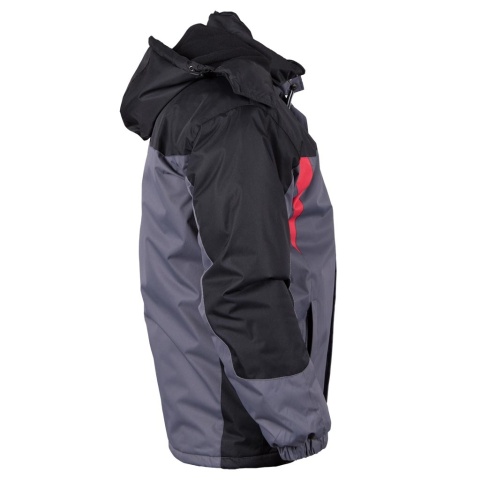 KURTKA OCHRONNA OCIEPLANA FANGER POLAR SZARO-CZARNA