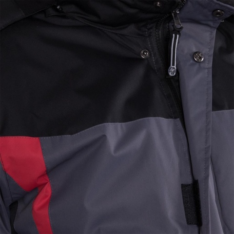 KURTKA OCHRONNA OCIEPLANA FANGER POLAR SZARO-CZARNA