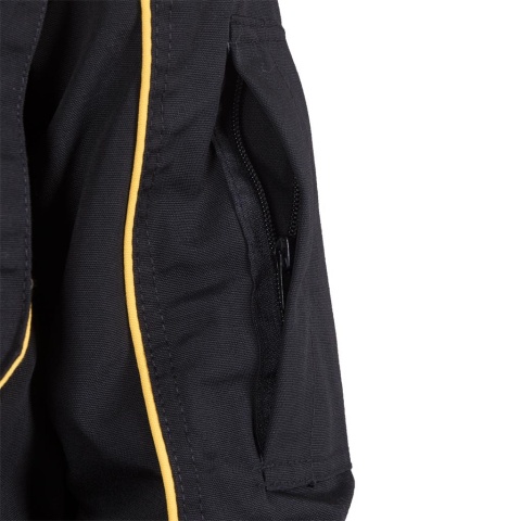 KURTKA OCHRONNA OCIEPLANA FOR-WIN, ODBLASKI CZARNO-SZARA