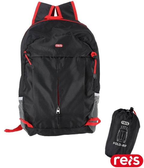 PLECAK RIP SKŁADANY 12L CZARNO-CZERWONY