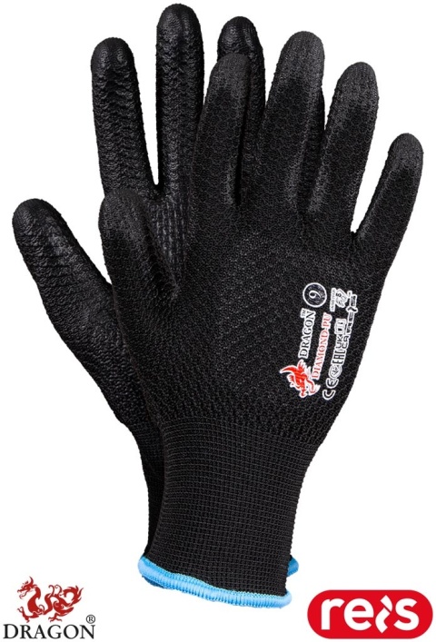 RĘKAWICE OCHRONNE DIAMOND 12par