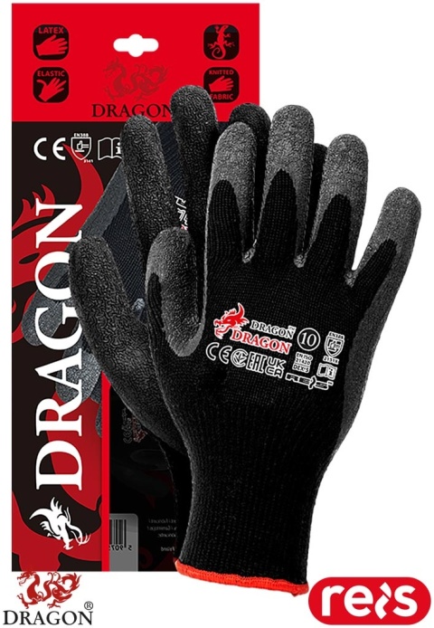 RĘKAWICE OCHRONNE DRAGON 12par