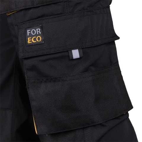 SPODNIE OCHRONNE DO PASA FORECO, KIESZENIE NA NAKOLANNIKI, MORO