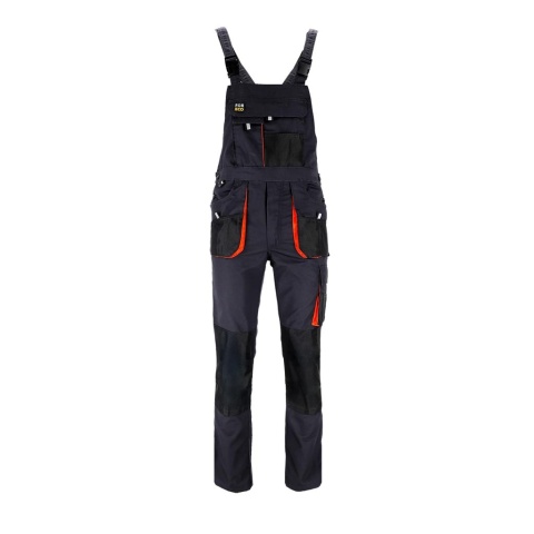 SPODNIE OCHRONNE OGRODNICZKI FORECO CZARNO-SZARE