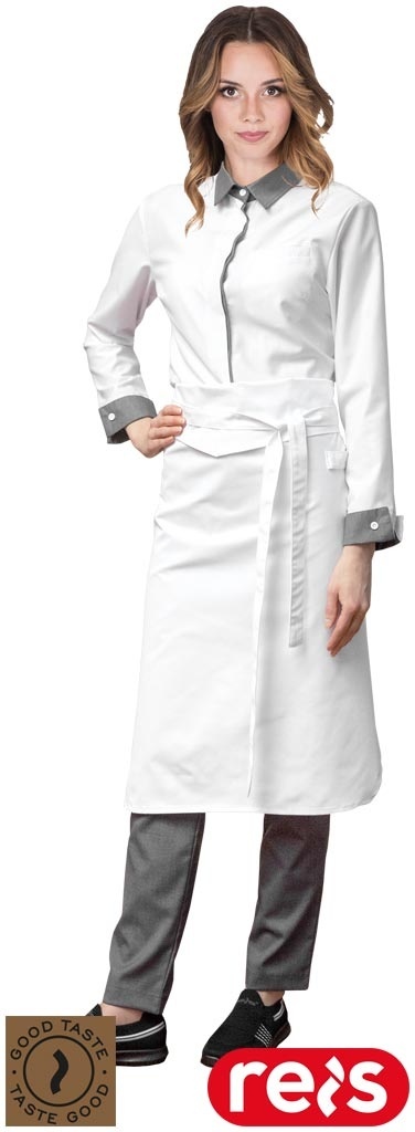 ZAPASKA OCHRONNA FEROCE, SZLUFKA NA ŚCIERKĘ, BIAŁA