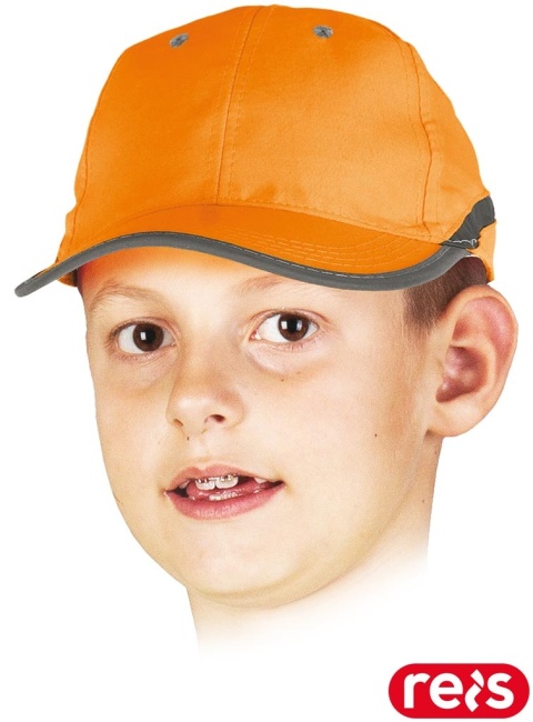 CZAPKA FLUO-KIDS Z DASZKIEM W KOLORZE FLUORESCENCYJNYM DLA DZIECI