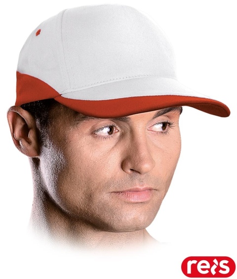 CZAPKA OCHRONNA COL Z DASZKIEM BIAŁO-CZERWONA