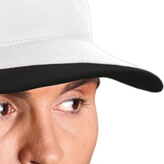 CZAPKA OCHRONNA COL Z DASZKIEM BIAŁO-NIEBIESKA