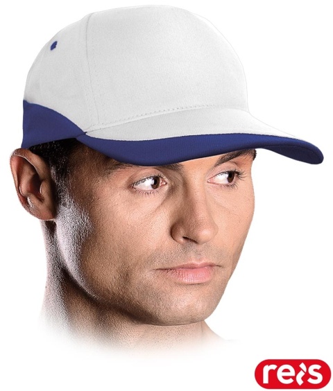 CZAPKA OCHRONNA COL Z DASZKIEM BIAŁO-NIEBIESKA