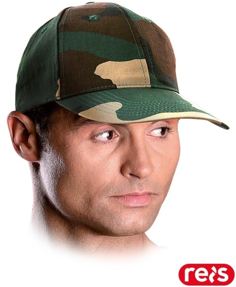 CZAPKA Z DASZKIEM ZAPINANA NA RZEP OCHRONNA FOREST MORO