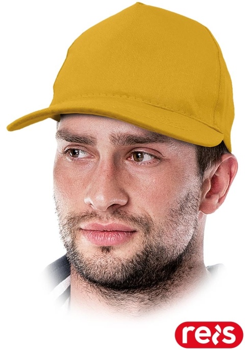CZAPKA OCHRONNA MZ Z DASZKIEM ŻÓŁTA