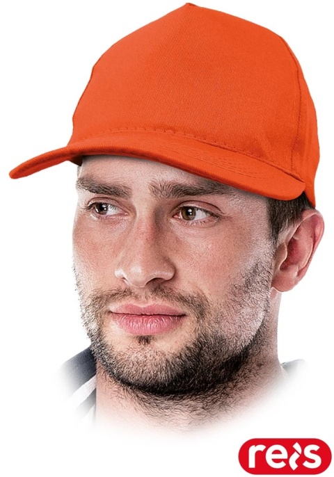 CZAPKA OCHRONNA MZ Z DASZKIEM POMARAŃCZOWA