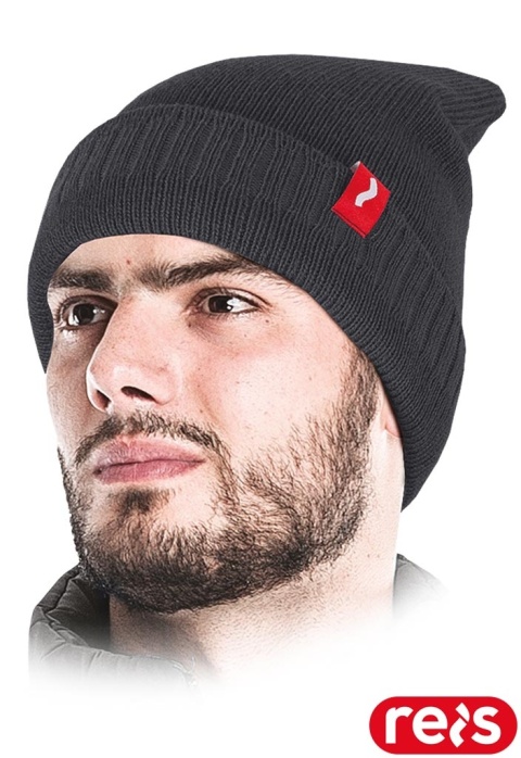 CZAPKA OCHRONNA OCIEPLANA CITY SZARA