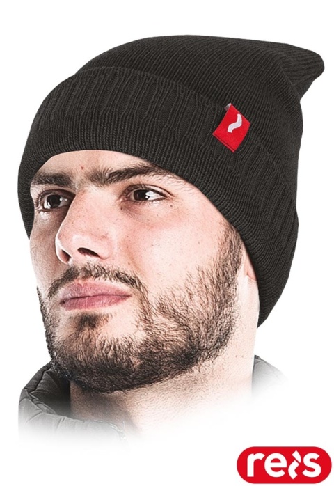 CZAPKA OCHRONNA OCIEPLANA CITY CZARNA