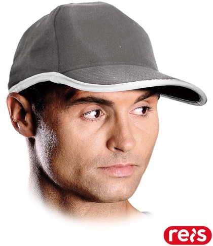 CZAPKA OCHRONNA STRAP BAWEŁNA SZARA