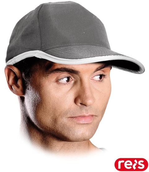 CZAPKA OCHRONNA STRAP BAWEŁNA SZARA