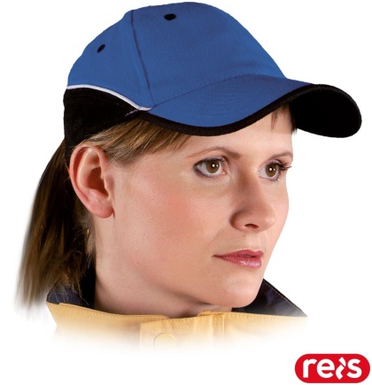 CZAPKA OCHRONNA TOP Z DASZKIEM NIEBIESKO-CZARNA