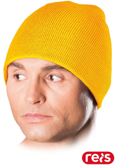 CZAPKA OCIEPLANA OCHRONNA MODERN ZŁOTA