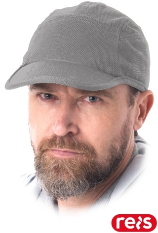 CZAPKA Z DASZKIEM PRZEWIEWNA OCHRONNA FREE SZARA