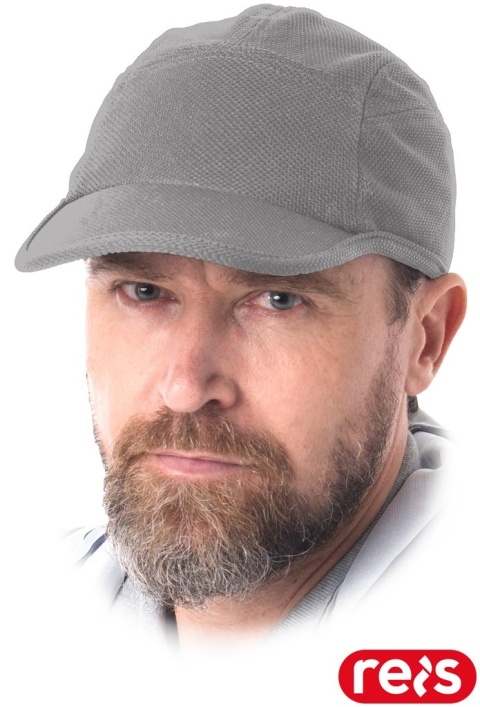 CZAPKA Z DASZKIEM PRZEWIEWNA OCHRONNA FREE SZARA