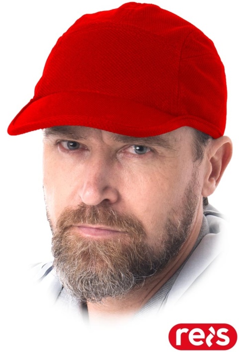 CZAPKA Z DASZKIEM PRZEWIEWNA OCHRONNA FREE CZERWONA