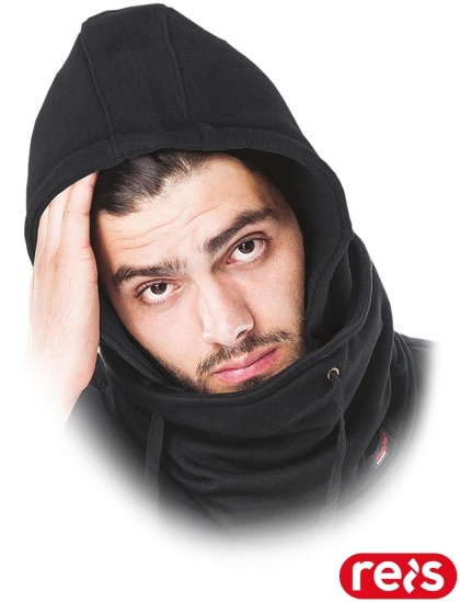 KAPTUR OCHRONNY Z KOŁNIERZEM HOOD POLAROWY KOMIN CZAPKA