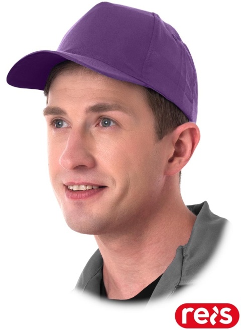 CZAPKA OCHRONNA Z DASZKIEM FIOLETOWA