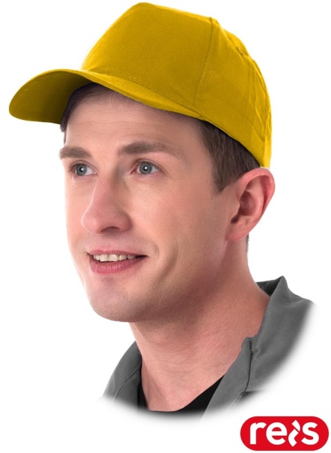 CZAPKA OCHRONNA Z DASZKIEM ŻÓŁTA