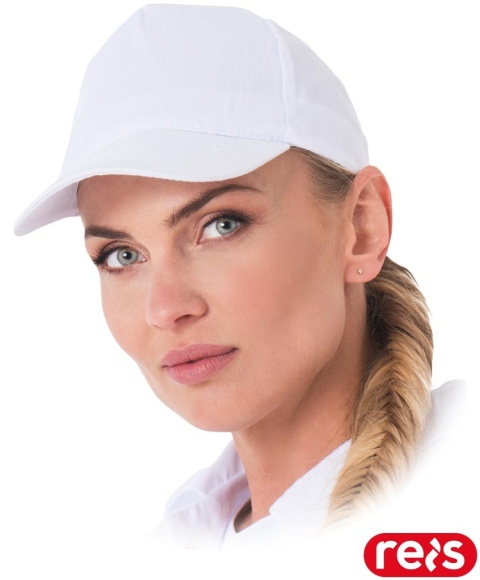 CZAPKA OCHRONNA Z DASZKIEM BIAŁA