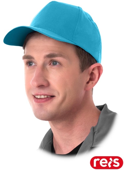 CZAPKA OCHRONNA Z DASZKIEM TURKUSOWA