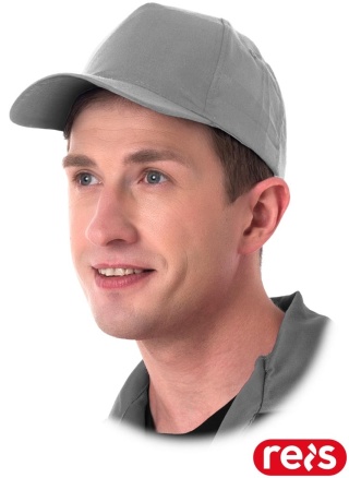 CZAPKA OCHRONNA Z DASZKIEM SZARA