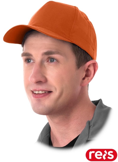 CZAPKA OCHRONNA Z DASZKIEM POMARAŃCZOWA