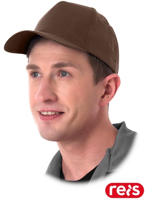 CZAPKA OCHRONNA Z DASZKIEM BRĄZOWA