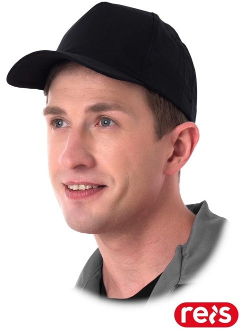 CZAPKA OCHRONNA Z DASZKIEM CZARNA