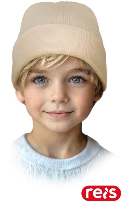 CZAPKA OCIEPLANA BAW-KIDS ZIMOWA DLA DZIECI PRZĘDZA AKRYLOWA