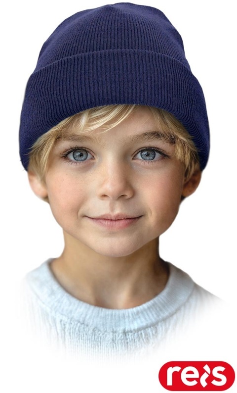 CZAPKA OCIEPLANA BAW-KIDS ZIMOWA DLA DZIECI PRZĘDZA AKRYLOWA