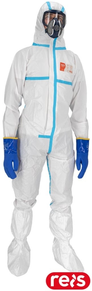 KOMBINEZON OCHRONNY COV-456 PRZED OPARAMI LEKKIMI ROZPYLENIAMI