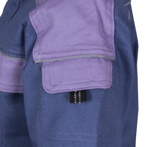 SPODNIE OCHRONNE DO PASA CORTON 100% BAWEŁNA ODBLASKOWE ELEMENTY GRANATOWO-NIEBIESKA