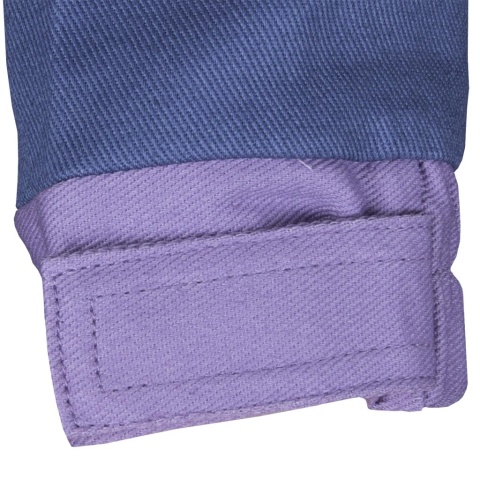 SPODNIE OCHRONNE DO PASA CORTON 100% BAWEŁNA ODBLASKOWE ELEMENTY GRANATOWO-FIOLETOWA