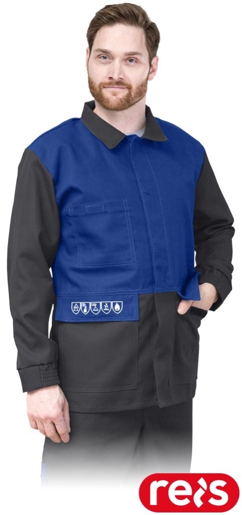 BLUZA OCHRONNA BUCKLER TRUDNOPALNA DLA SPAWACZY ANTYELEKTROSTATYCZNA