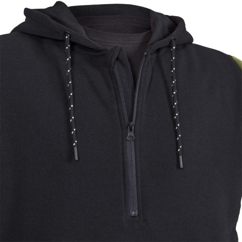 BLUZA OCHRONNA CAJMAN WKŁADANA PRZEZ GŁOWĘ ZIELONO-CZARNA