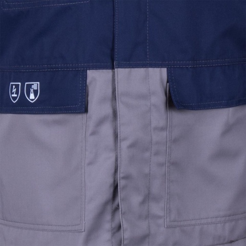 BLUZA OCHRONNA CHEMANT ANTYELEKTROSTATYCZNA CHRONIĄCA PRZED CIEKŁYMI CHEMIKALIAMI