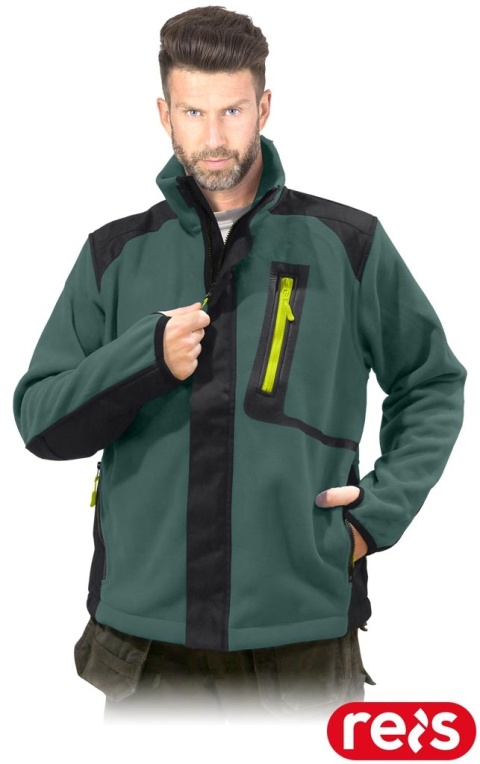 BLUZA OCHRONNA Z POLARU COLORADO POLAR OLIWKOWO-CZARNA