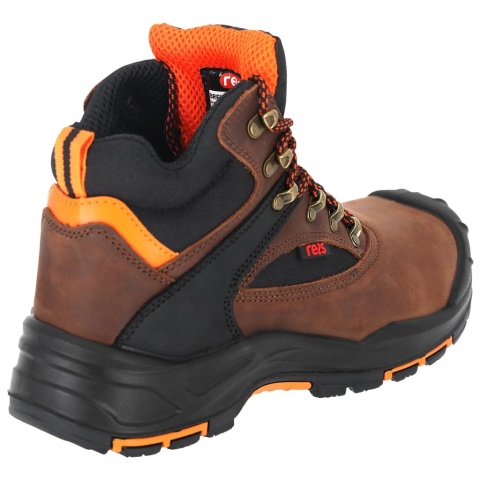 BUTY BEZPIECZNE FINO, S3L SR FO HRO, TRZEWIKI ROBOCZE, ODPORNE NA KONTAKT Z GORĄCYM PODŁOŻEM