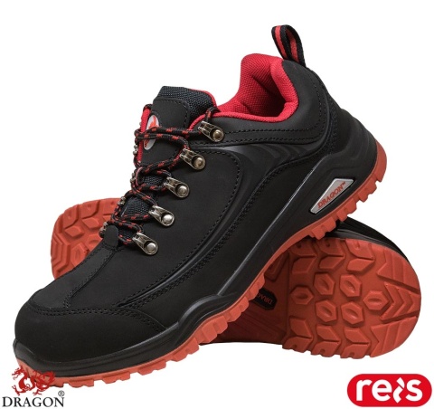 BUTY BEZPIECZNE NECKER, PÓŁBUTY ROBOCZE NUBUCK, SB FO SRA