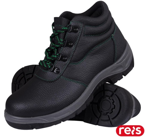 BUTY BEZPIECZNE REIS, SB E SRA, TRZEWIKI ROBOCZE ZE SKÓRY