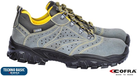 BUTY BEZPIECZNE TIGRI, S1P FO SR, PRZEWIEWNE PÓŁBUTY ROBOCZE