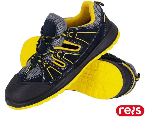 BUTY BEZPIECZNE SANDAŁY ROBOCZE, ZAMSZ, SIATKA, TITO-S, S1 SRC