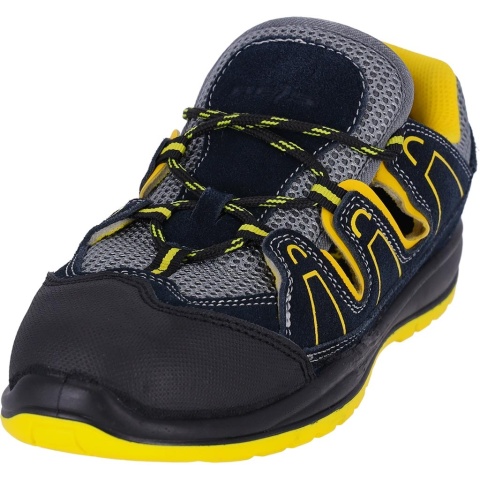 BUTY BEZPIECZNE SANDAŁY ROBOCZE, ZAMSZ, SIATKA, TITO-S, S1 SRC