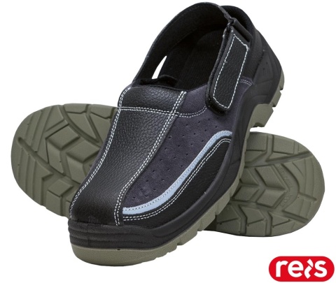 BUTY BEZPIECZNE SANDAŁY ROBOCZE SKÓRA, TURTLE, ODBLASKI, SB P SRC